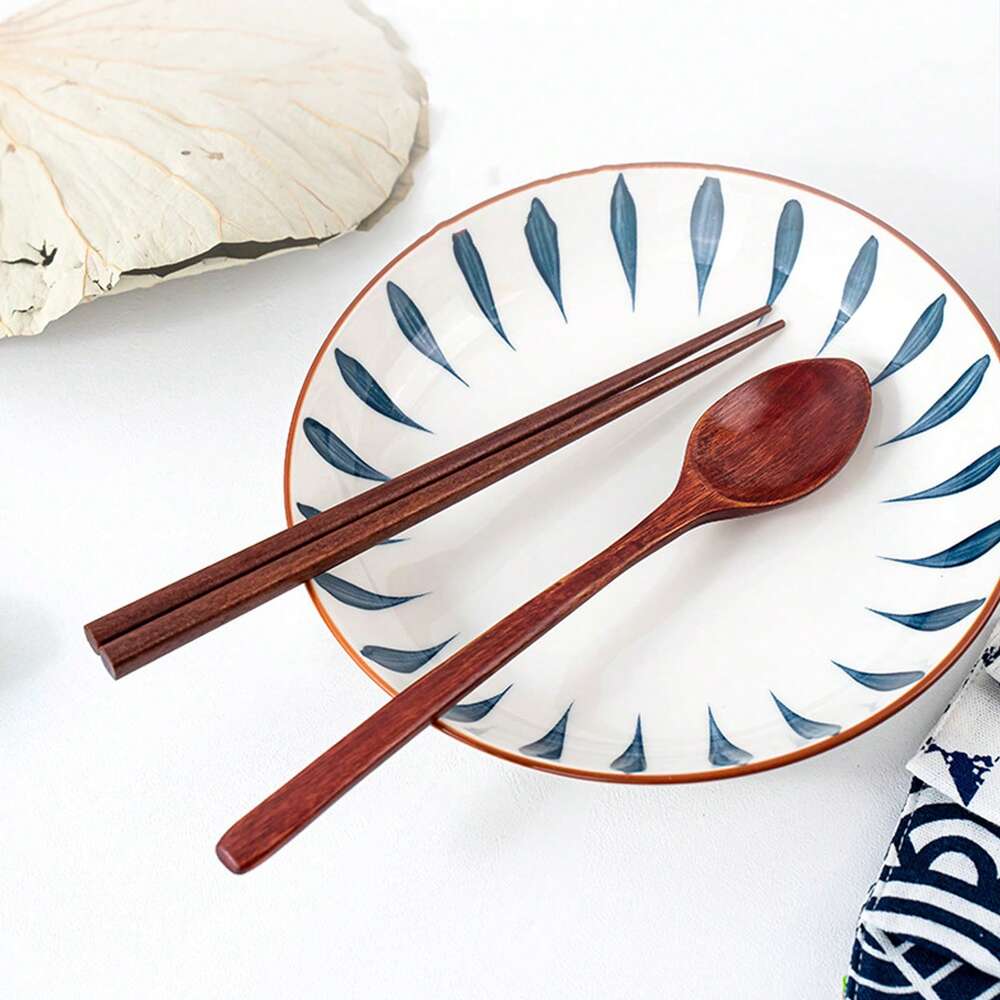 4pcs Japanese Ramen Bowls With Chopsticks 1100ml Large Noodle Soup Pasta Salad Ceramic Housewarming Gift Tableware Set 20cm Diameter