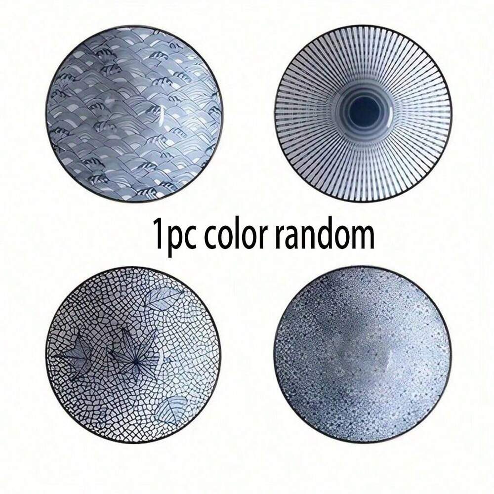 4pcs Ceramic Large Soup Ramen Bowls Creative Pasta Noodle Bowls Durable Tableware For Home Kitchen Restaurants Daily Cooking Supplies